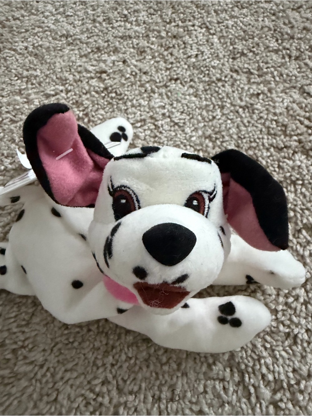 Disney Store 101 Dalmatians Jewel Mini Bean Bag Plush NWT 8” Puppy